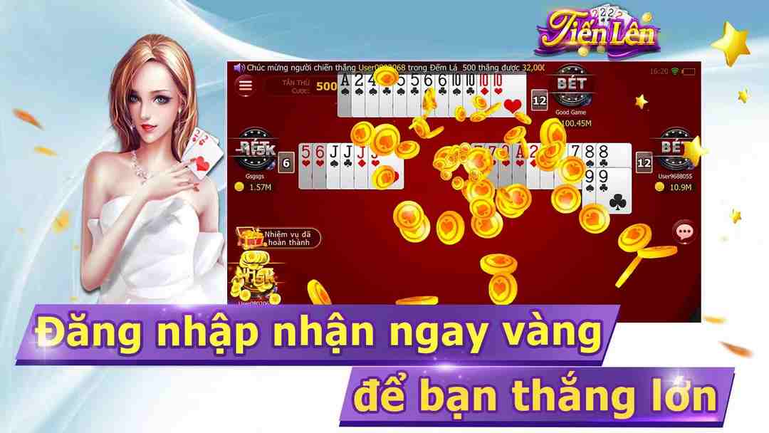 Tiến lên - Tham gia chơi đánh bài online nhận ngay thưởng hấp dẫn